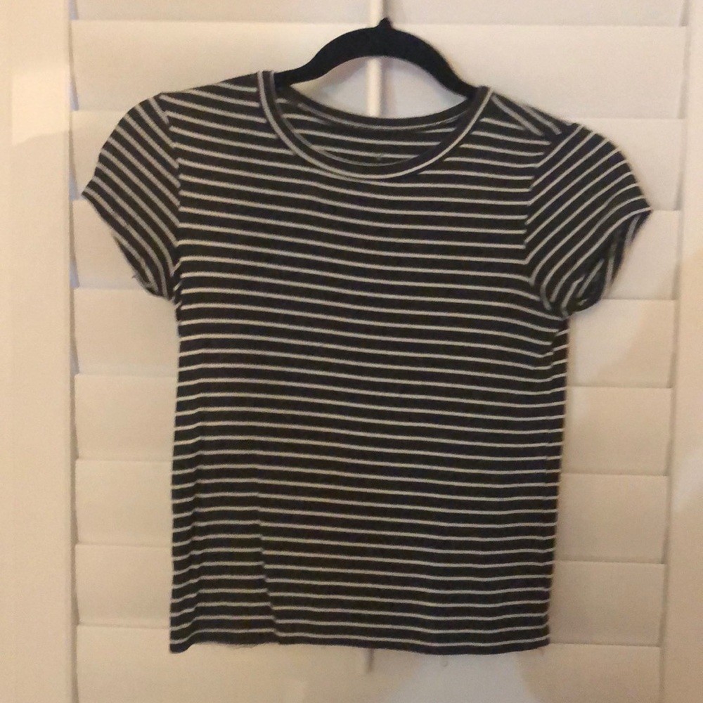 Black and White striped Soft & Sexy Shirt